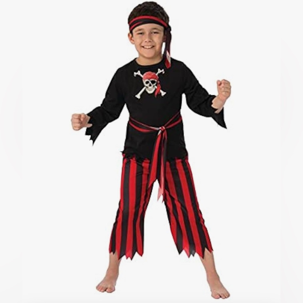 Kids pirate Halloween costume size large
